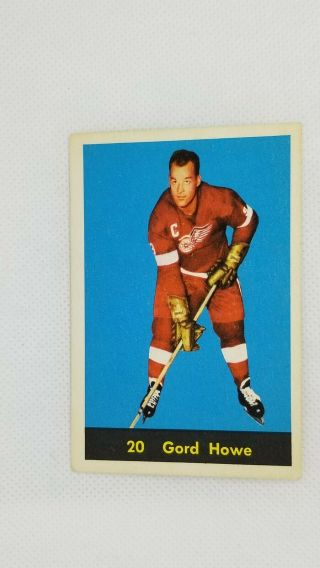 1960 Parkhurst Hockey 20 Gordie Howe Detroit Red Wings