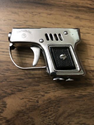 Vtg Continental Japan Pistol Lighter 2 " Long