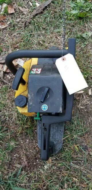 Vintage Mcculloch Pro Mac 610 Chainsaw Chain Saw With 16 Bar Runs Needs Tuned
