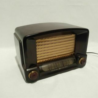 Vintage Ge General Electric Bakelite Tube Radio Antique Retro Model 115