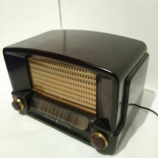 Vintage GE General Electric Bakelite Tube Radio Antique Retro Model 115 3