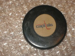Washington Capitals Puck Nhl Viceroy Rubber Crested 1974 - 1983