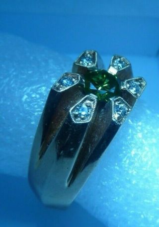 Green Diamond,  White Diamonds,  Vintage Design Men 