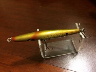 Old Vintage Smithwick Wood Devel’s Horse Ma Scooter Fishing Lure B - 908 1