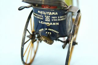 EXTREMELY RARE ANTIQUE LEHMANN WIND UP TIN TOY 