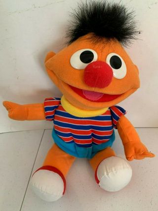 12 " Vintage Tyco Tickle Me Ernie Doll 1996 Sesame Street Jim Henson