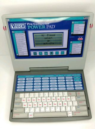 Vintage Vtech Pre Computer Power Pad Laptop Keyboard Keys And