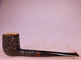 Ansell’s Wash.  D.  C.  Classic Sm Meerschaum Lined Billiard Briar Pipe Rubber Stem