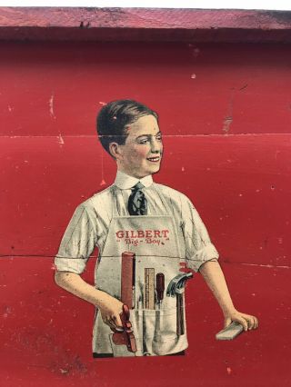 Vintage Gilbert Big Boy Tool Chest W/ Crafting Tools - 3789 2