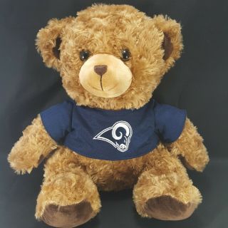 Nfl Los Angeles Rams Teddy Bear 13 " Official License Forever Collectibles Foco
