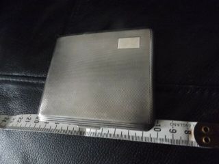 Good Quality Solid Silver Cigarette Case.
