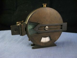 Antique Ww1 Military Prismatic Angle Of Sight Compass Inclinometer