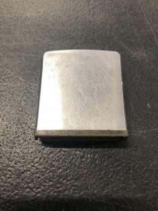 Vintage Silver Colored Zippo Lighters Tape Measure