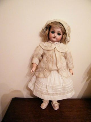 Sweet Antique 12.  5 " Simon Halbig 1078 Doll / Org Clothes/
