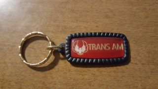 Trans Am Red Keychain Key Chain Ring Vintage