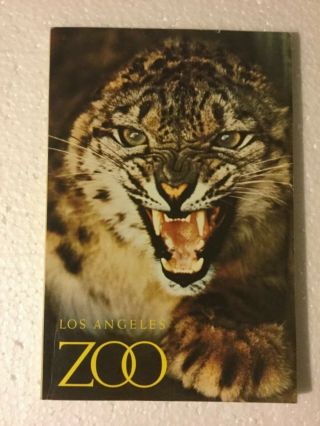 Vintage 1968 Los Angeles Zoo Guide Book California