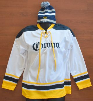 Limited Gift Set Corona Hockey Jersey & Knitted Toque Vintage Style Nhl Unisex