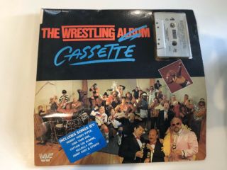 The Wrestling Album Cassette Tape 1985 Wwf Vintage Soundtrack