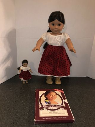 Pleasant Company American Girl Doll Josefina Montoya Doll W/ Mini Doll & Books