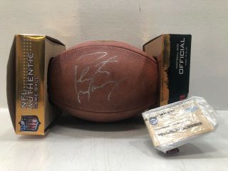 Peyton Manning Signed Nfl Authentic Football " The Duke " Wilson W/ Steiner
