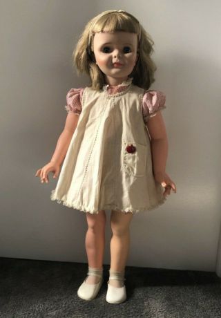 Vintage Patti Playpal Play Doll Ideal 33” 35 - 5 Body Mold