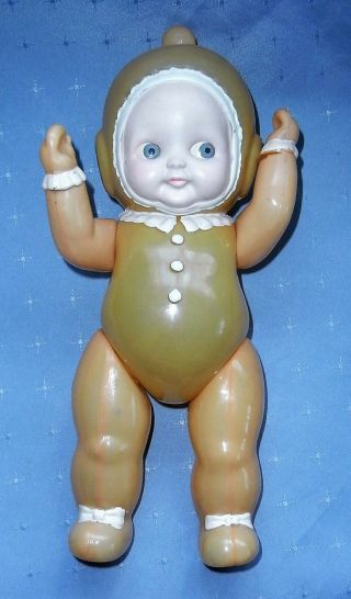 Large Vintage Japanesae Celluloid Snow Baby Doll (30 Cms Tall)