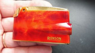 Vintage Ronson Gas Lighter_ (parts - Not.  Restore)