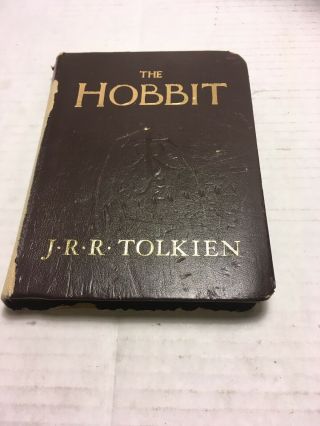 The Hobbit Or There And Back Again Vtg Leather Bound Book