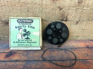 Vintage Keystone 16mm Short Film Injured Innocence Movie Or Cartoon ?