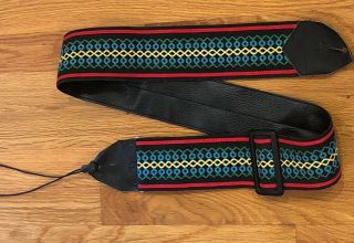Vintage Ace 3” Wide Guitar Strap Made In Usa