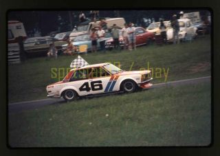 John Morton 46 Datsun 510 - 1971 Trans - Am Mid - Ohio U2l - Vtg 35mm Race Slide