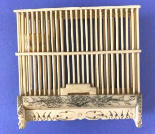 Cricket Cage China Bone Hand Carving Decorative With Handcrafted Cricket