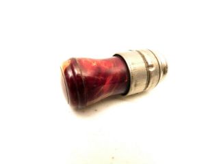 Antique Catalin Car Accessory Vintage Cigarette Lighter Swirled Marble Color