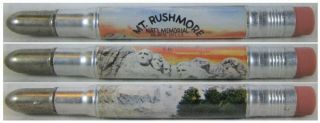 Restored Vintage Bullet Pencil - Mt Rushmore,  Black Hills Sd Ef - 1320