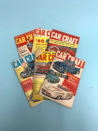 Vintage 1958 Car Craft Mag Bundle