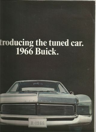 1966 Buick Electra,  Wildcat,  Lesabre,  Skylark,  Special Sales Brochure