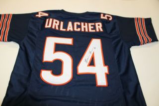 Brian Urlacher Chicago Bears Signed Football Jersey Jsa Auto Autograph
