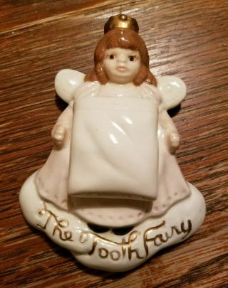 Vintage Porcelain Tooth Fairy Trinket Box