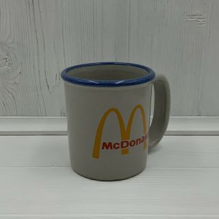 Vintage Red Wing Stoneware McDonald ' s Advertising Coffee Cup Mug 3
