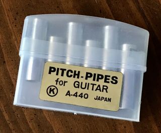 K Brand Guitar Pitch Pipes Tuner A - 440 Vintage Japan