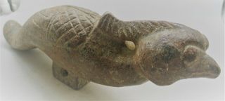 Very Interesting Ancient Near Eastern Stone Carved Beast Figurine