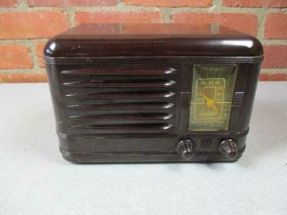 Packard Bell Bakelite Tube Radio Model 5da Vintage 1948 Led Lighting
