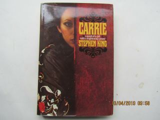 Carrie By Stephen King First Edition Bookclub Hardcover