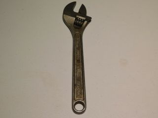 Craftsman Vintage 12 " 300mm Adjustable Crescent Wrench Tool 44605