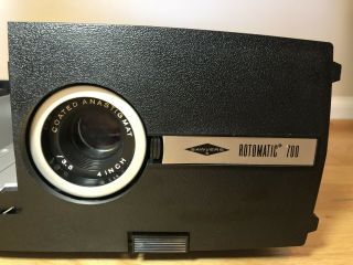 Vintage Sawyer ' s Rotomatic 700 Slide Projector With Power Cord & 3