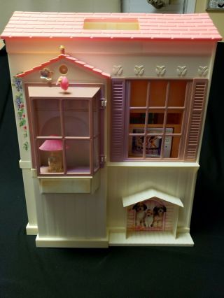 Vintage Barbie 1996 Folding Pretty House
