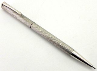 Vintage Solid Silver Propelling Pencil,  Birmingham 1972,  By Deakin & Francis.