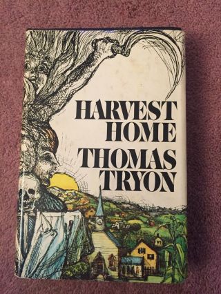 Thomas Tryon: Harvest Home 1973 Knopf Inc Hardcover Dust Jacket Book Great