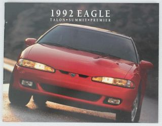 Jeep Eagle 1992 Talon Summit Premier Sales Brochure / Literature