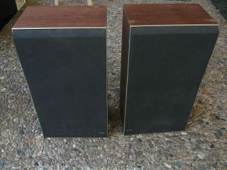 Pair Vintage B&o Bang & Olufsen S45 Type 6302 Speakers Denmark